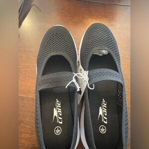 Crane Women's Black Slip-On Shoes. New in box